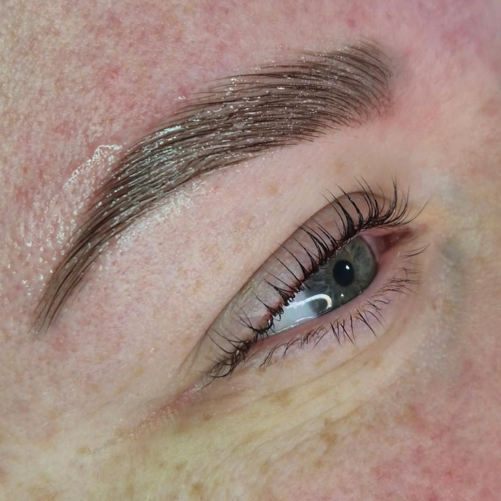 brow lamination and lash lift results