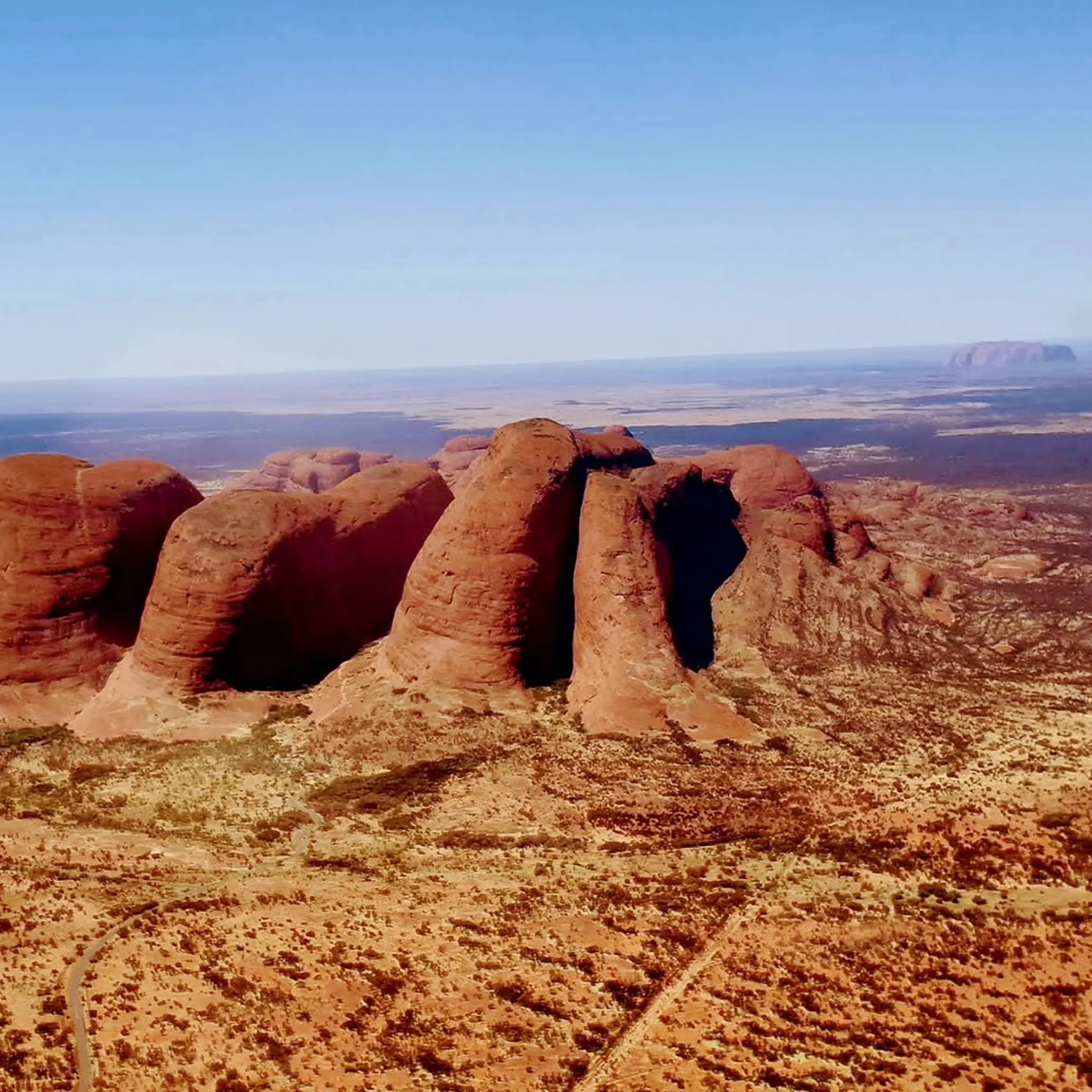 the olgas near uluru